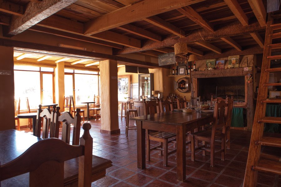 Breakfast area of the  Hotel Antigua Tilcara
